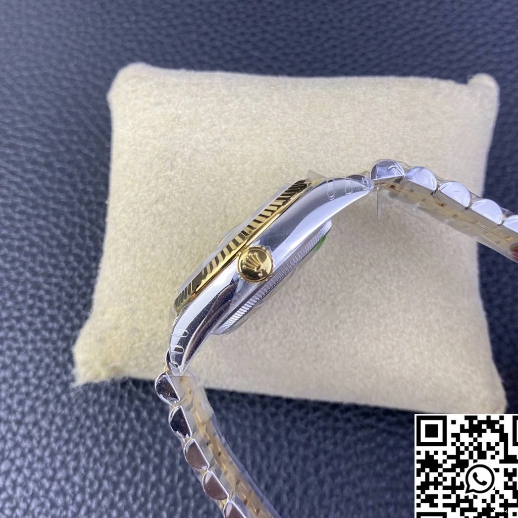 Two Dial Motif M126233 Silver ComfortFit VS Tone Factory Hourmarker Diamond 665 Datejust Rolex 36MM 0821